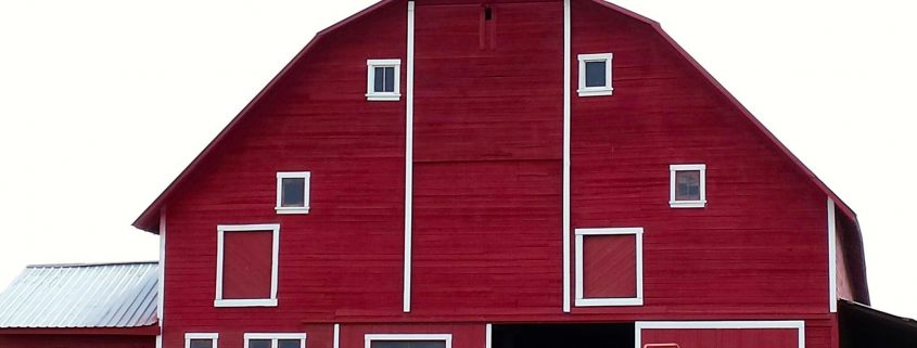 Red barn painting contractor Spokane Washington area
